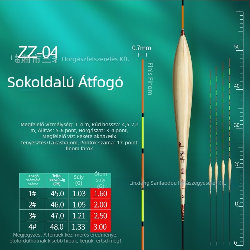 Three Old Man reed horgászúszó vertikális sodrásra