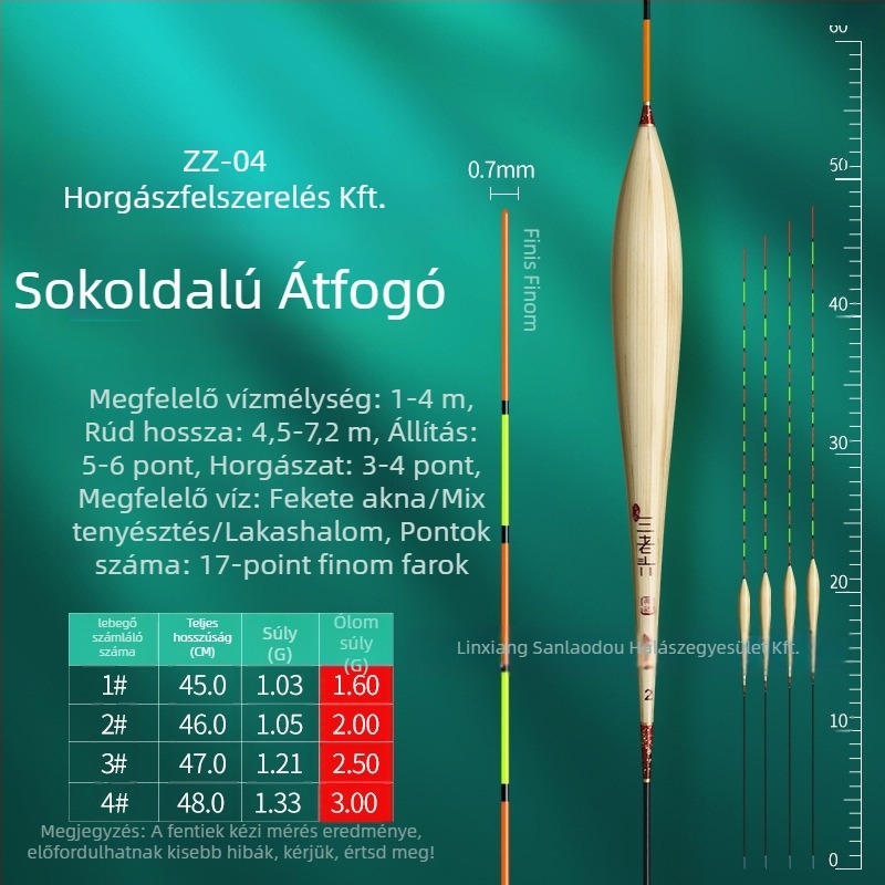 Three Old Man reed horgászúszó vertikális sodrásra
