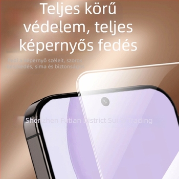 iPhone 14 Pro Max edgeless üveg kijelzővédő – teljes képernyős védelem, adatvédelmi funkció