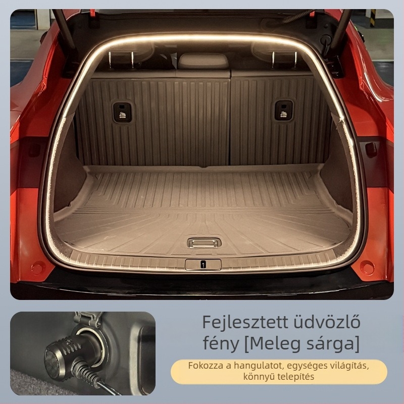 Yu7 csomagtartó környezeti LED világítás – dekoratív világítás, szilikon+LED, 12V, 8W, Yu7 modell, kompatibil Yu7