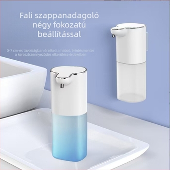 P9 automata habzó szappan adagoló, falra szerelhető, mozgásérzékelős kézmosáshoz