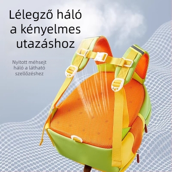 Óvodai nyuszis hátizsák, uniszex, 3 éveseknek, névtáblával, kimozdulásokhoz