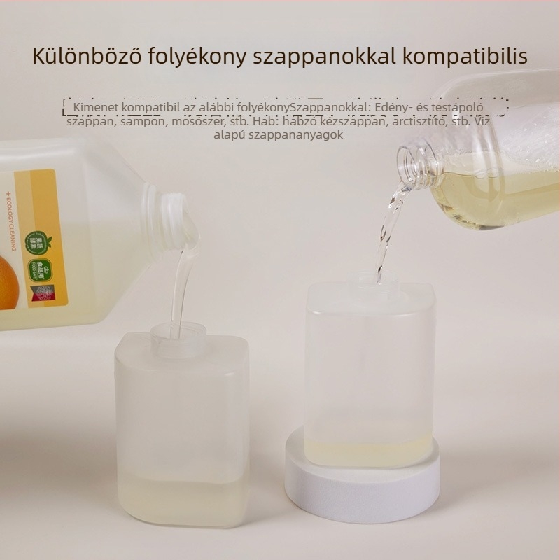 Automata érintésmentes adagoló mosogatószerhez és gélszappanhoz, dupla fej, falra szerelhető, ABS, tömeg 592 g