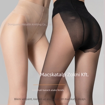Női 5D nylon harisnya, ultratiszta tavasz-nyárra, láthatatlan, anti-akadás elleni, hosszra vágható, bőrszín