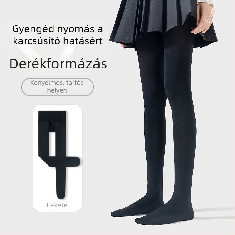 Nylon seamless harisnya napvédelmi funkcióval, vékony, lábfejes