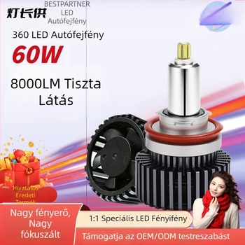 Autó LED fényszóró X10 (60W páranként, 12V, IP68, 8000 lm, 50 000 óra)