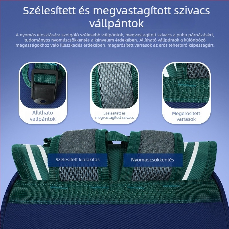 Óvodai hátizsák személyre szabott logóval, 3–6 éveseknek, nagy kapacitású, uniszex iskolai táska