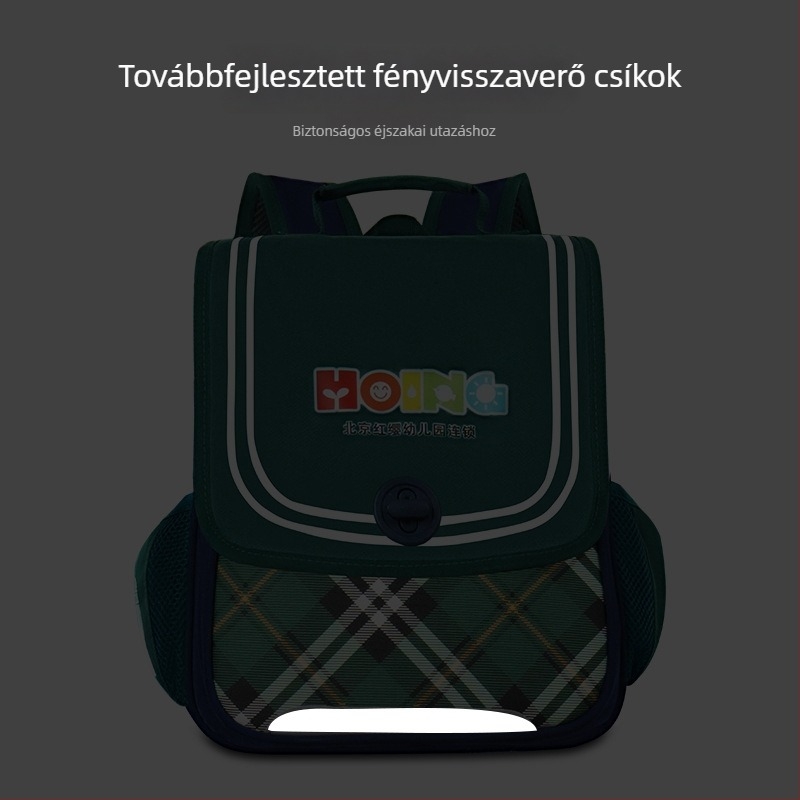 Óvodai hátizsák személyre szabott logóval, 3–6 éveseknek, nagy kapacitású, uniszex iskolai táska