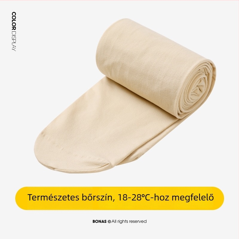 Baonas fekete bársonyos 80D harisnyanadrág – sokoldalú, karcsúsító hatás, tavasz–őszi időszakra