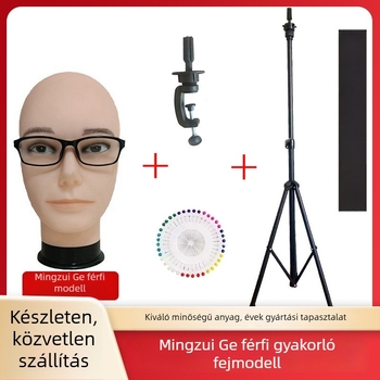 Cosplay par fej modell tartóval, RBE-GT09; haj anyaga: K silk / p silk; par stílus: anime cosplay; hossz: közepes és hosszú; fejkörfogat: nagy