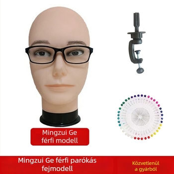 Cosplay par fej modell tartóval, RBE-GT09; haj anyaga: K silk / p silk; par stílus: anime cosplay; hossz: közepes és hosszú; fejkörfogat: nagy