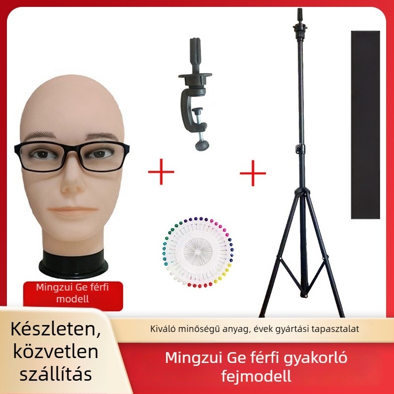 Cosplay par fej modell tartóval, RBE-GT09; haj anyaga: K silk / p silk; par stílus: anime cosplay; hossz: közepes és hosszú; fejkörfogat: nagy