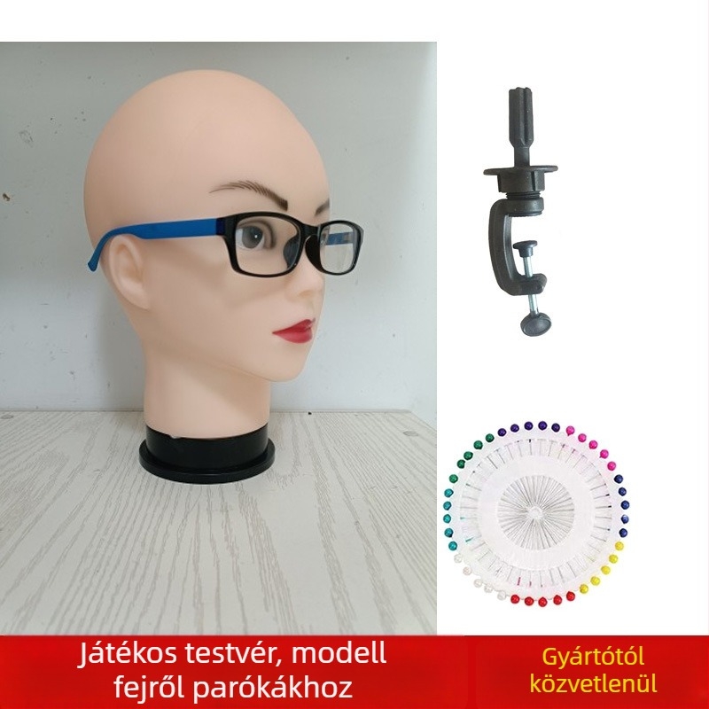 Cosplay par fej modell tartóval, RBE-GT09; haj anyaga: K silk / p silk; par stílus: anime cosplay; hossz: közepes és hosszú; fejkörfogat: nagy