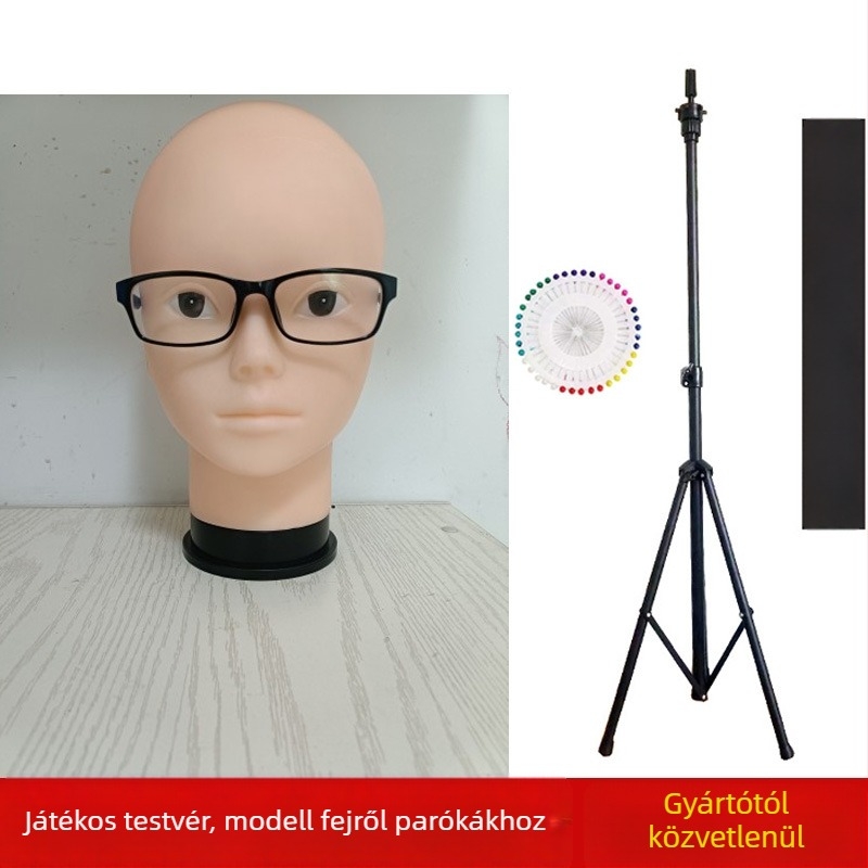 Cosplay par fej modell tartóval, RBE-GT09; haj anyaga: K silk / p silk; par stílus: anime cosplay; hossz: közepes és hosszú; fejkörfogat: nagy