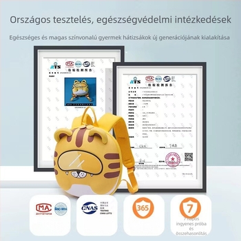 Excellent EVA gyerek hátizsák, medve minta, gyerekes stílus, görbült vállpántok, 3–6 éveseknek