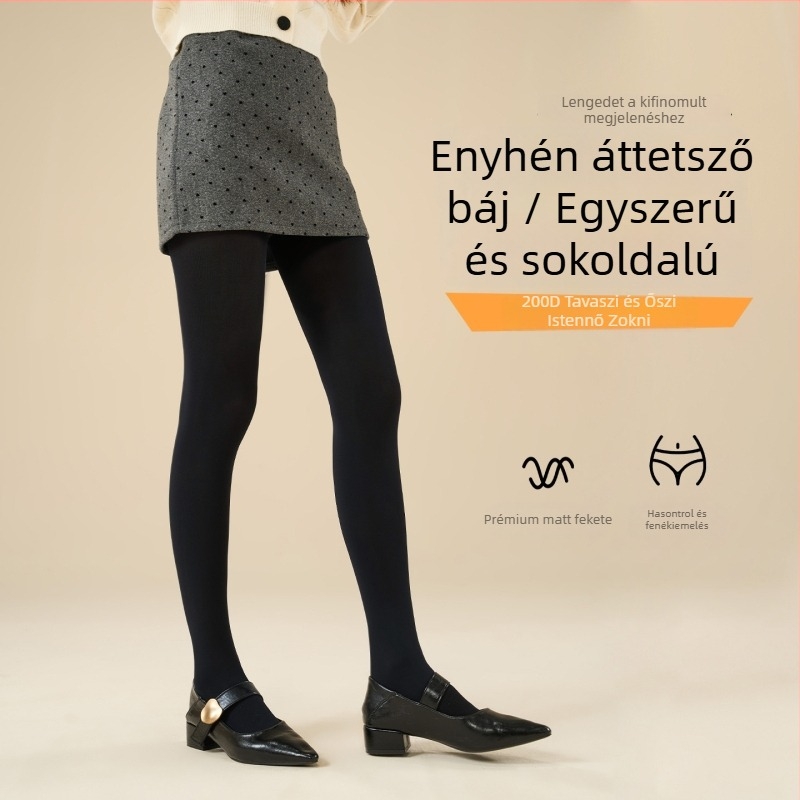 Na Jiaoting velúr harisnyanadrág hasformázóval és popsimemelés funkcióval, egész éves viselet, fekete és bőrszínű