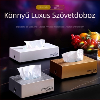 Műanyag szalvétadoboz logóval szállodák és éttermek számára