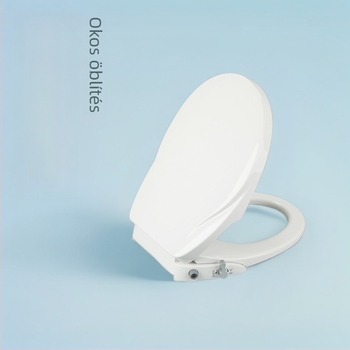 Bidével ellátott WC-ülőke, PP lemez, Modell AJL1136, lyukak közötti távolság 14–18 mm, kiegészítő funkciók: fenék mosás, női higiénia, víznyomás állítás, öntisztító fúvóka