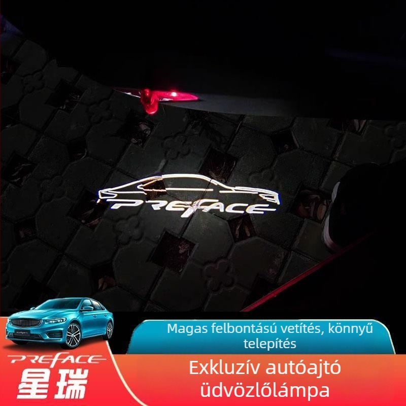 Xingrui autóajtó üdvözlő lámpa, belső környezeti világítás, LED 12V 14.4W, modell Xingrui