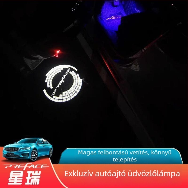 Xingrui autóajtó üdvözlő lámpa, belső környezeti világítás, LED 12V 14.4W, modell Xingrui