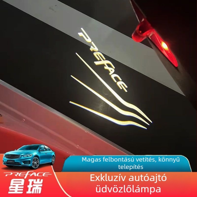 Xingrui autóajtó üdvözlő lámpa, belső környezeti világítás, LED 12V 14.4W, modell Xingrui