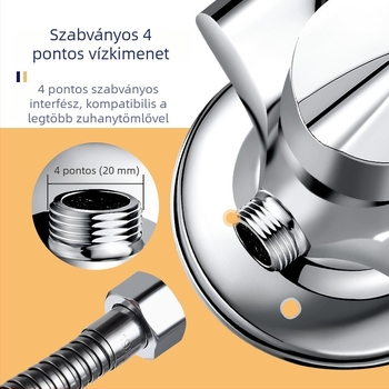 Réz zuhanykeverő, forró és hideg víz szabályozás, vízmelegítő, napenergia zuhany, falra szerelt csővezeték