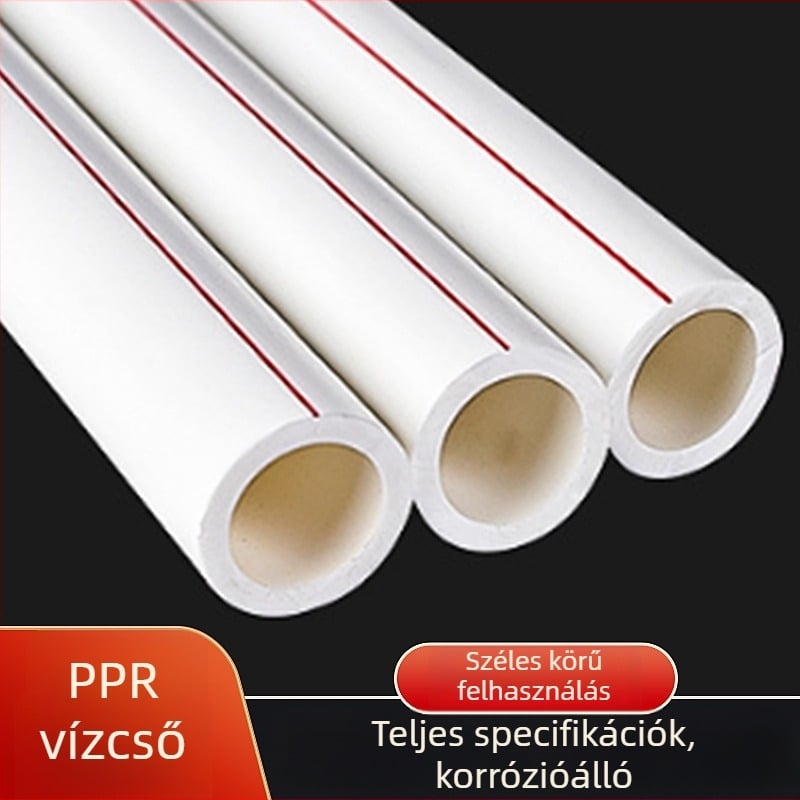 PPR vízcsövek lakossági felhasználásra, meleg- és hidegvíz vezetékek, PPR csövek forró összeolvadással, PPR csőanyagok