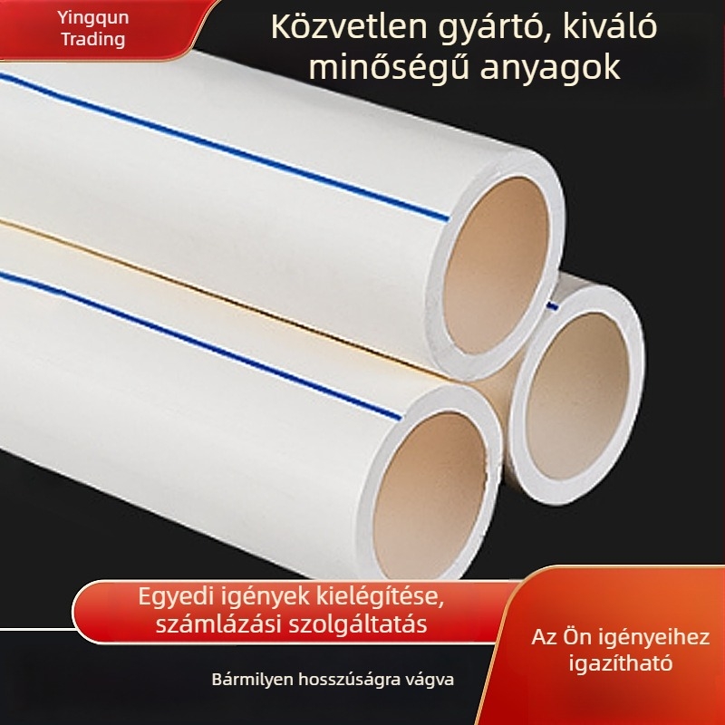 PPR vízcsövek lakossági felhasználásra, meleg- és hidegvíz vezetékek, PPR csövek forró összeolvadással, PPR csőanyagok
