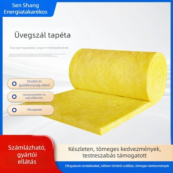 Üveggyapot szigetelőcsövek, rostos alakú, csőszerű konstrukció, hővezető 0,035 W/mK, üzemi hőmérséklet 500°C