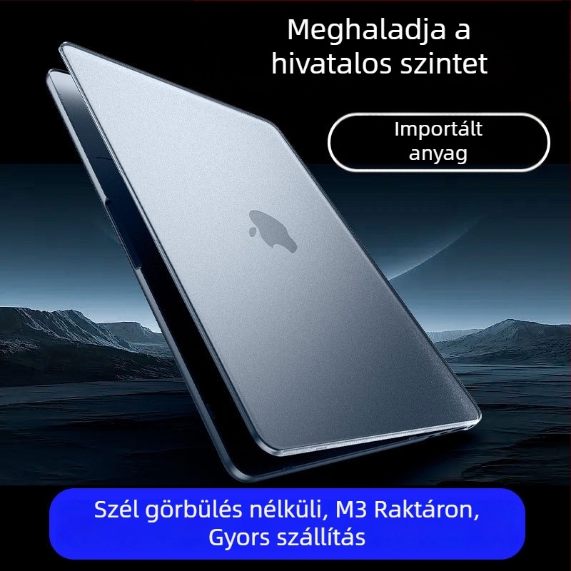 MacBook védőtok Pro modellekhez, műanyag borítás, 2022-es megjelenés