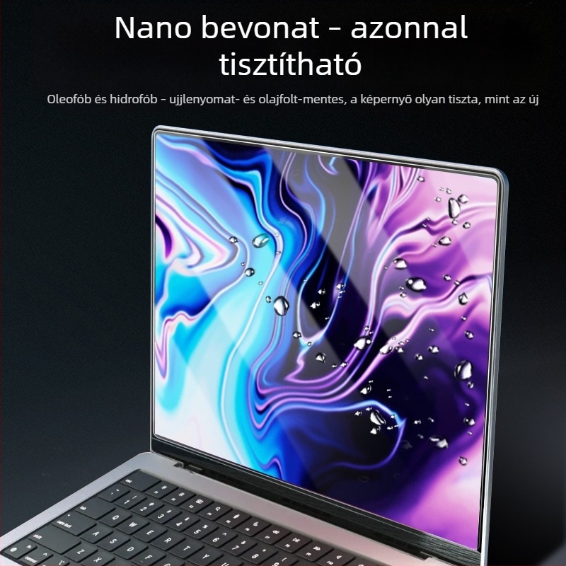 MacBook Air M2 13 hüvelykes edzett kijelzővédő fólia, kékfény-szűrő