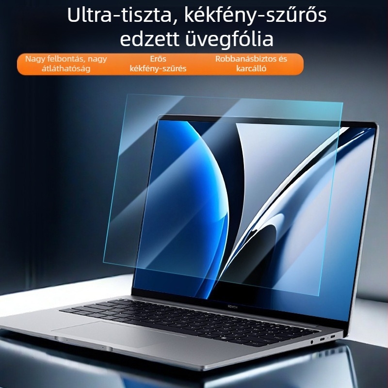 MacBook Air M2 13 hüvelykes edzett kijelzővédő fólia, kékfény-szűrő