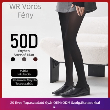 Harisnyanadrág 50D matt, félátlátszó, magas derék a has kontrolljához, csúszásmentes, nylon