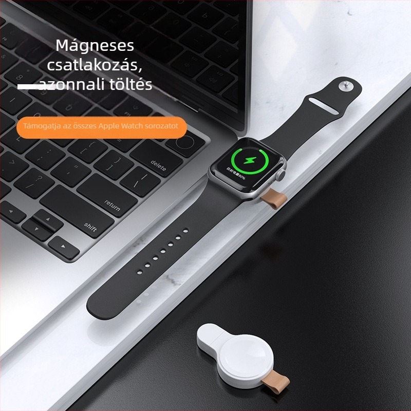 XJCX Apple Watch vezeték nélküli töltő – kompatibilis a Series 8, 7, 6, SE és az 5-tel