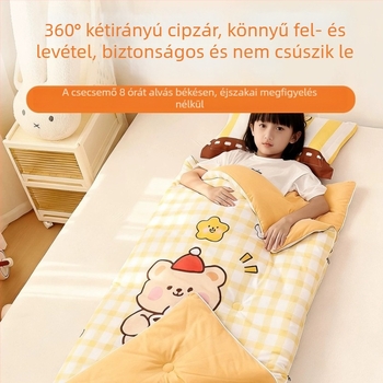 Glaixing Baba Alvózsák – 100% pamut, poliészter töltet, anti-kick pléd, egyszerű stílus