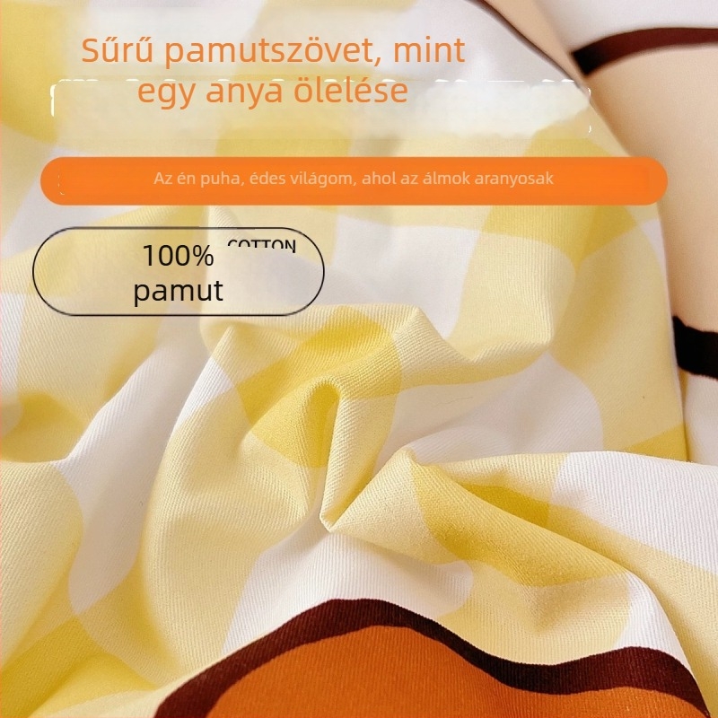 Glaixing Baba Alvózsák – 100% pamut, poliészter töltet, anti-kick pléd, egyszerű stílus