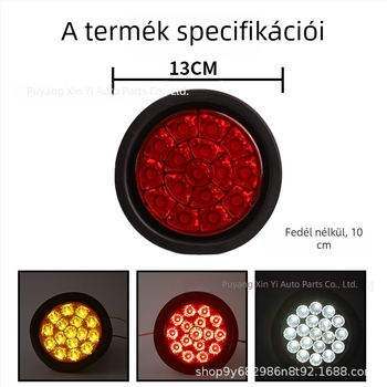 Kamion LED hátsó lámpa Yl-239, univerzális típus, 12-24V, 5W, 5000 lm