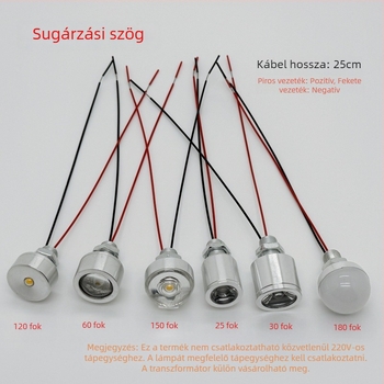 DC 12V LED lámpa — rendkívül fényes, állandó feszültség, kompakt LED izzó az eszközök megvilágításához
