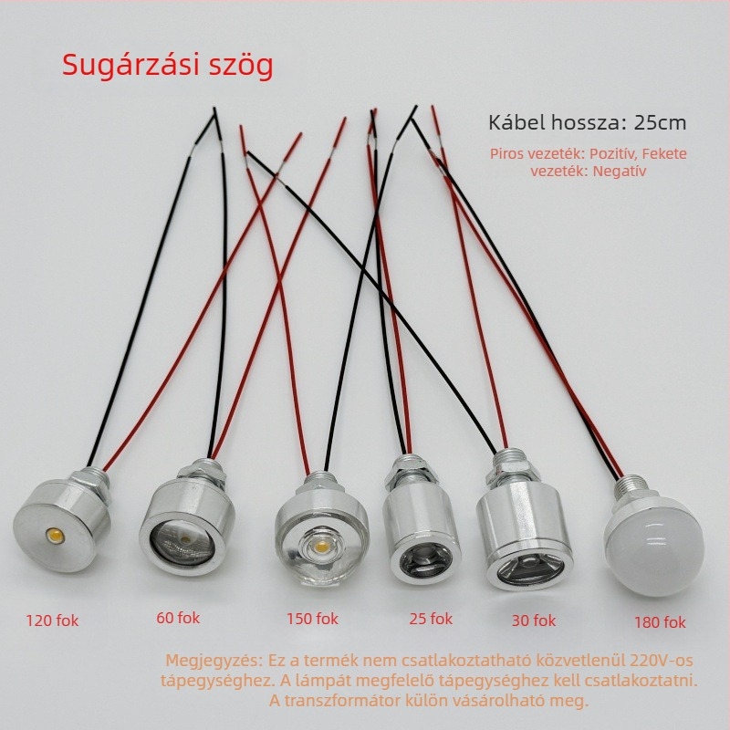 DC 12V LED lámpa — rendkívül fényes, állandó feszültség, kompakt LED izzó az eszközök megvilágításához