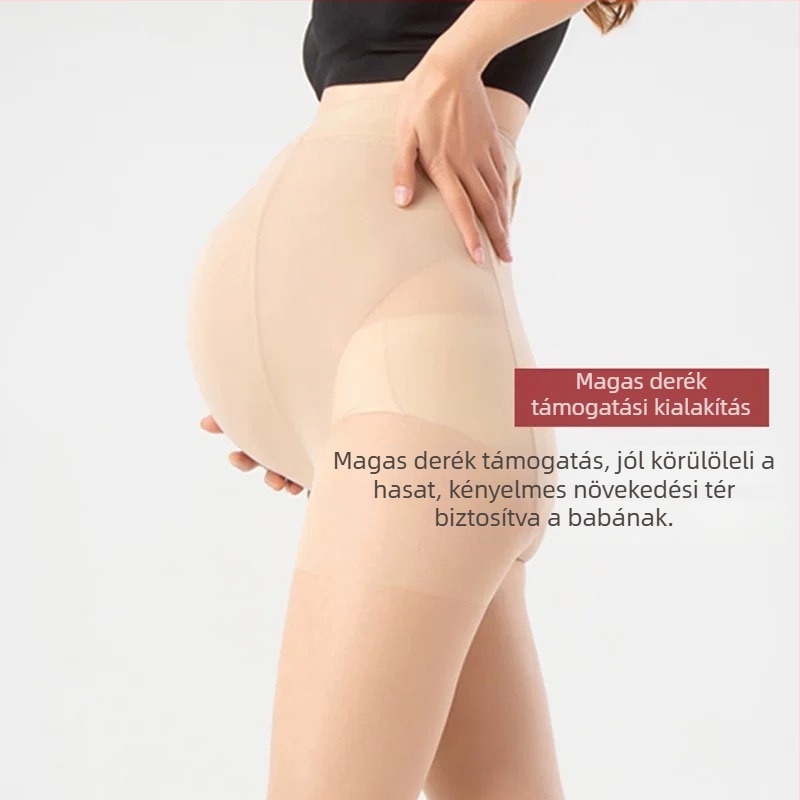 Nylon terhes harisnya, lélegző, láthatatlan, anti-szakadás, magas derekú