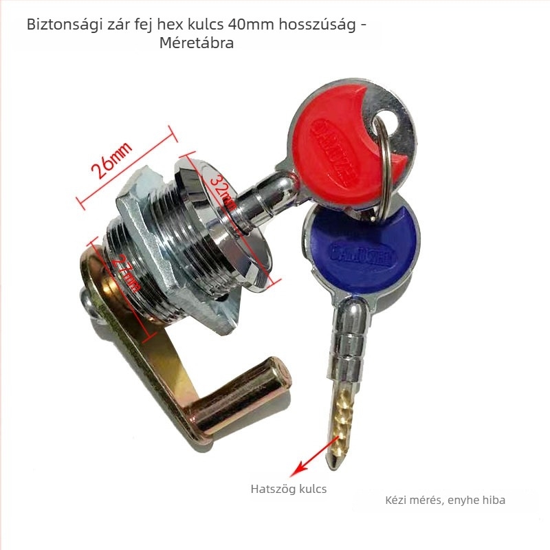 Széf-zárócilinder, vasból készült, márka Qianqiang és társai, modell Safe lock, modern minimál stílus