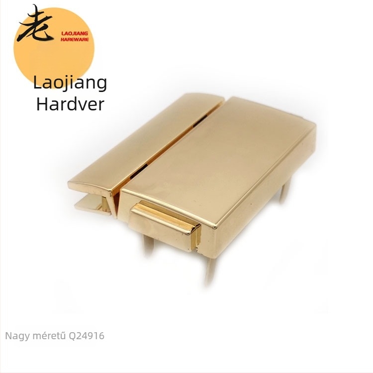 Ötvözetes táskazár előre nyíló kupakkal – Modell Handbag Gift Box Closure Lock Satchel Front Cover Latch, Márka Old Craftsman Hardware