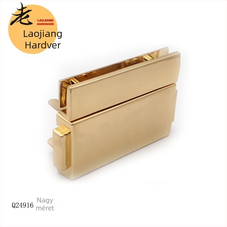 Ötvözetes táskazár előre nyíló kupakkal – Modell Handbag Gift Box Closure Lock Satchel Front Cover Latch, Márka Old Craftsman Hardware