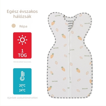 100% pamut babaszvaddle hálózsák, kokoon stílusban, újszülötteknek, minden évszakra