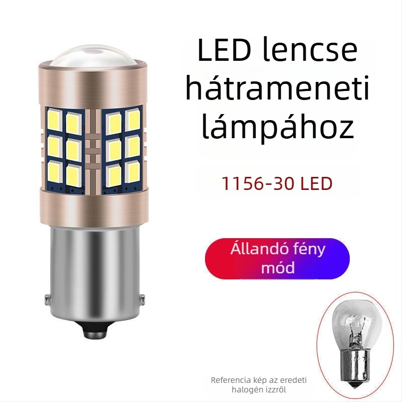 Autó hátrameneti LED fény, nagy fényerő, hátsó lámpa, 1156/T15 foglalat