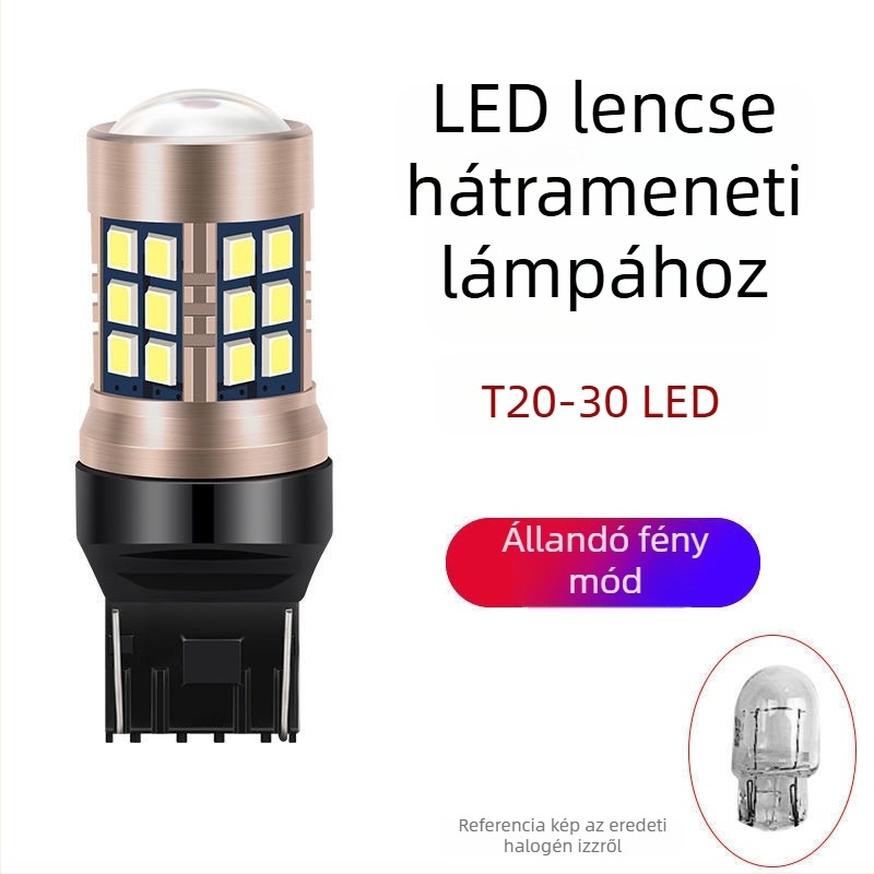 Autó hátrameneti LED fény, nagy fényerő, hátsó lámpa, 1156/T15 foglalat