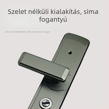 Rozsdamentes acél ajtózár fogantyú panel kiegészítő, modell 901-03, elektroplatírozott felület, könnyed luxus stílus, hálószoba, nappali és bolt számára