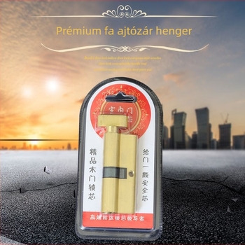 Réz zárócilinder belső ajtókhoz, rézmaggal, modern minimál stílus, tömeg 0.2 kg