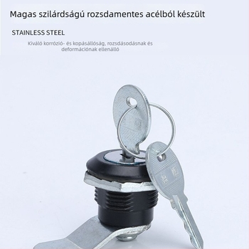 Villanymérő doboz ajtózár – hengeres zár elosztó szekrényekhez, modern minimalista dizájn, testreszabható opció, modell A400-1