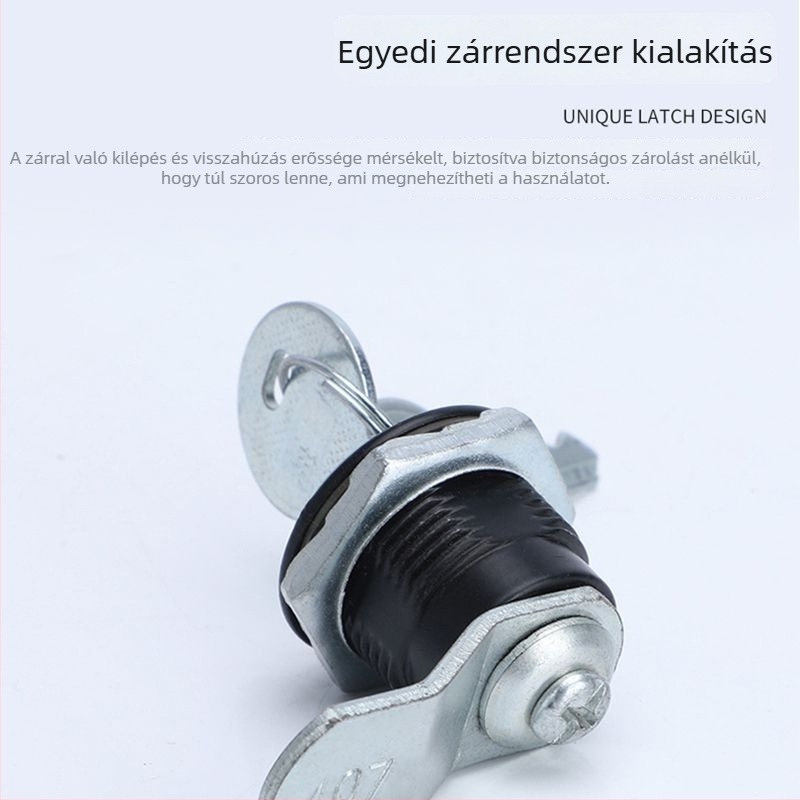 Villanymérő doboz ajtózár – hengeres zár elosztó szekrényekhez, modern minimalista dizájn, testreszabható opció, modell A400-1